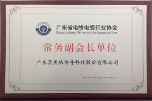 廣東省電線電纜行業(yè)協(xié)會常務(wù)副會長單位